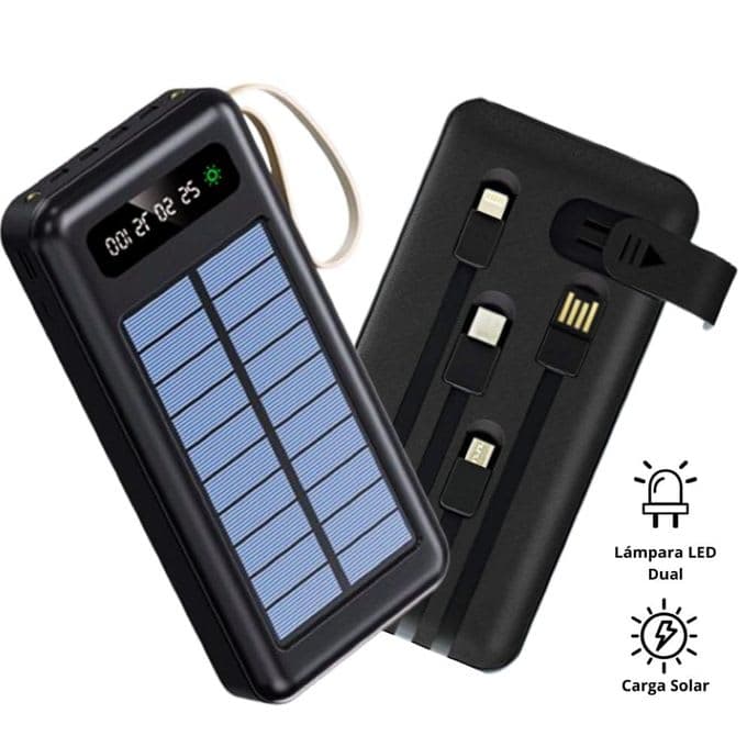 Solar Power Bank - 20000mAh